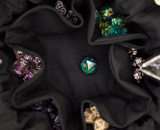 'Holo Black' Normal Dice Bag