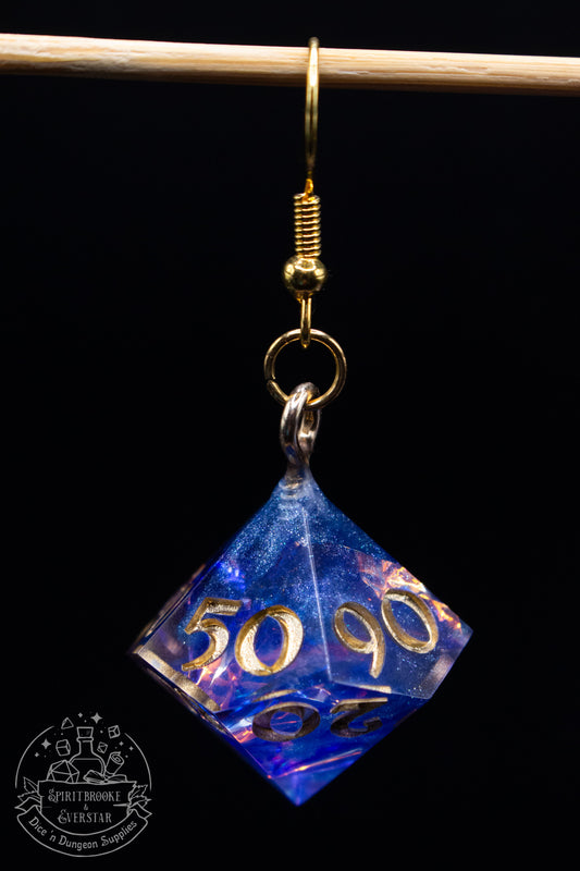 Genie's Wish D10 and D100 Earrings