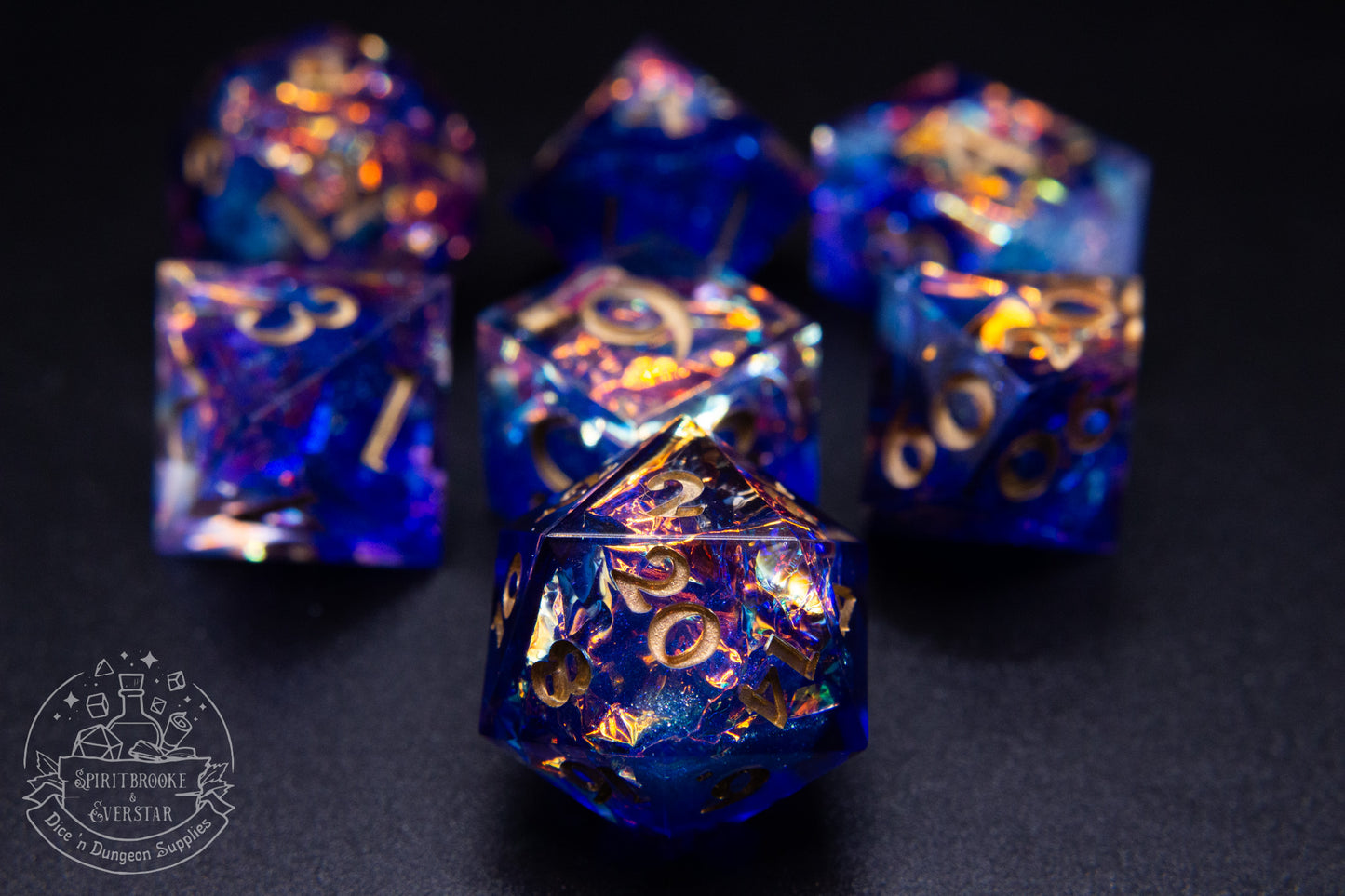 Genie's wish Polyhedral Dice set