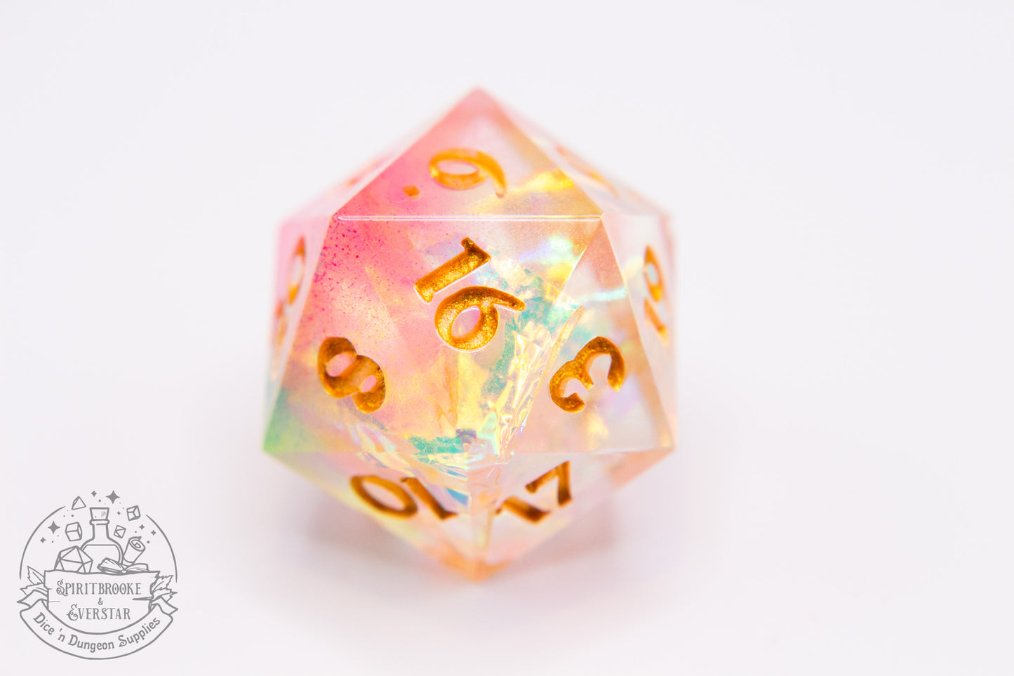 Glow in the Darkie Polyhedral Dice