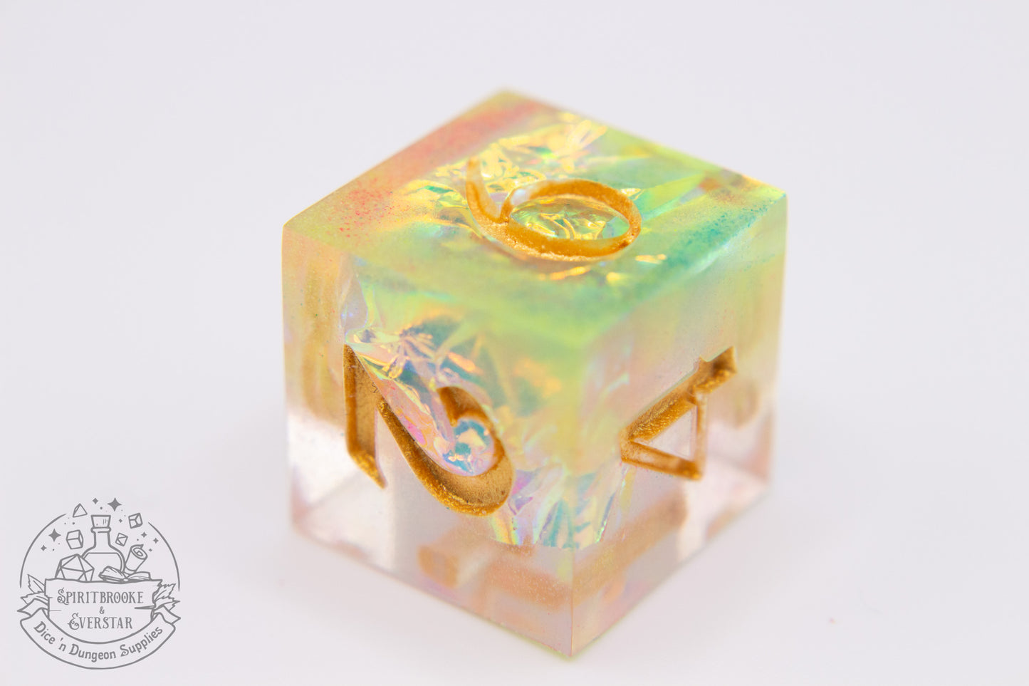 Glow in the Darkie Polyhedral Dice