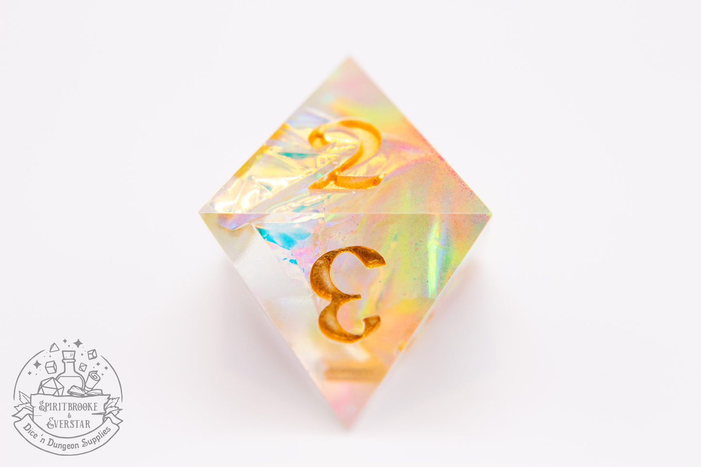 Glow in the Darkie Polyhedral Dice