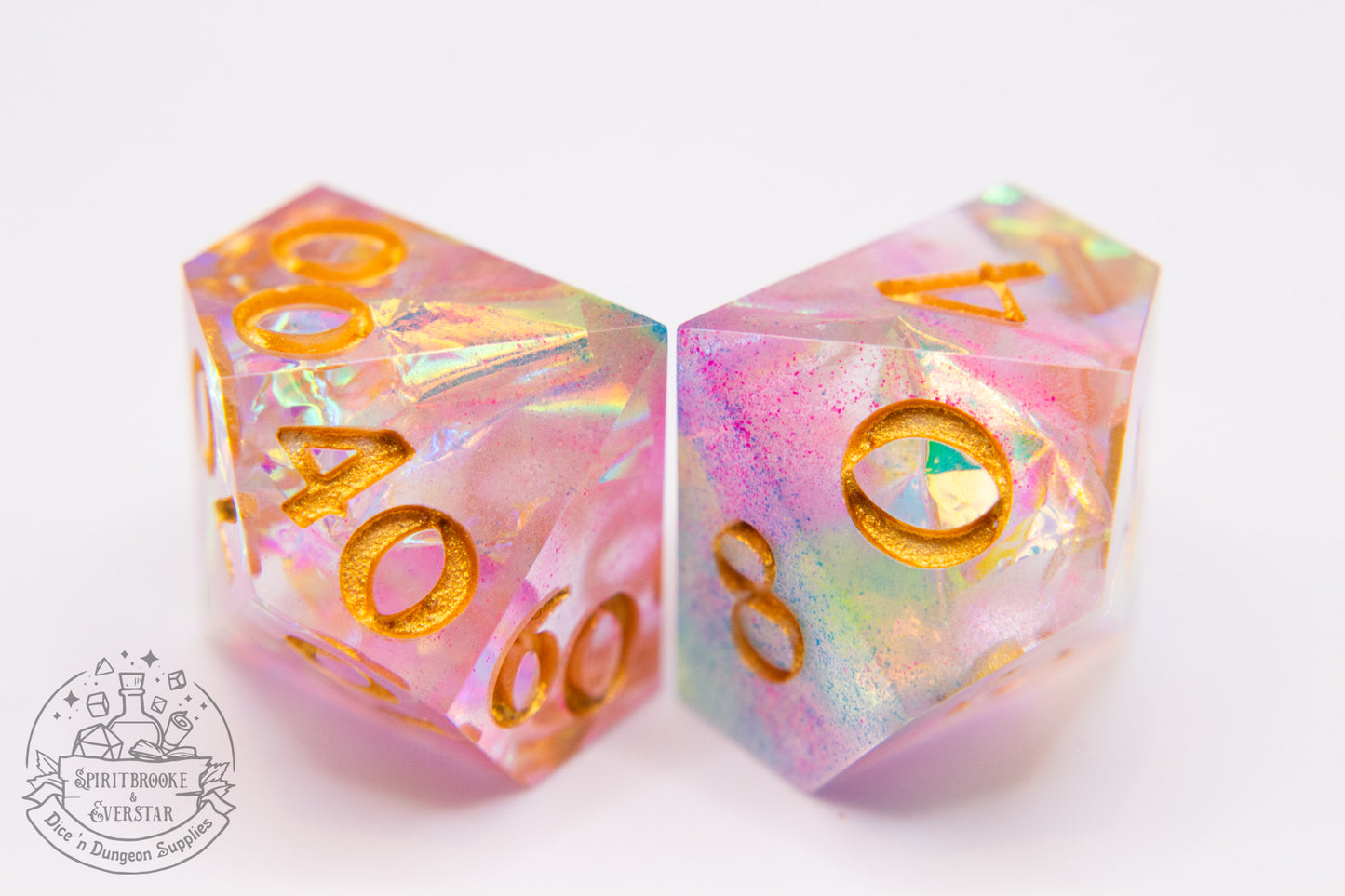 Glow in the Darkie Polyhedral Dice