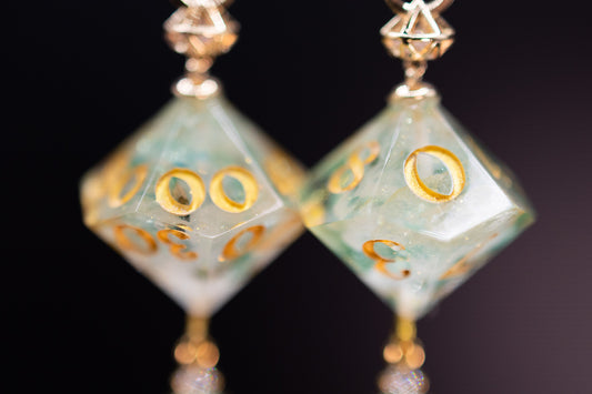 Celeste Meadow D10 and D100 Earrings