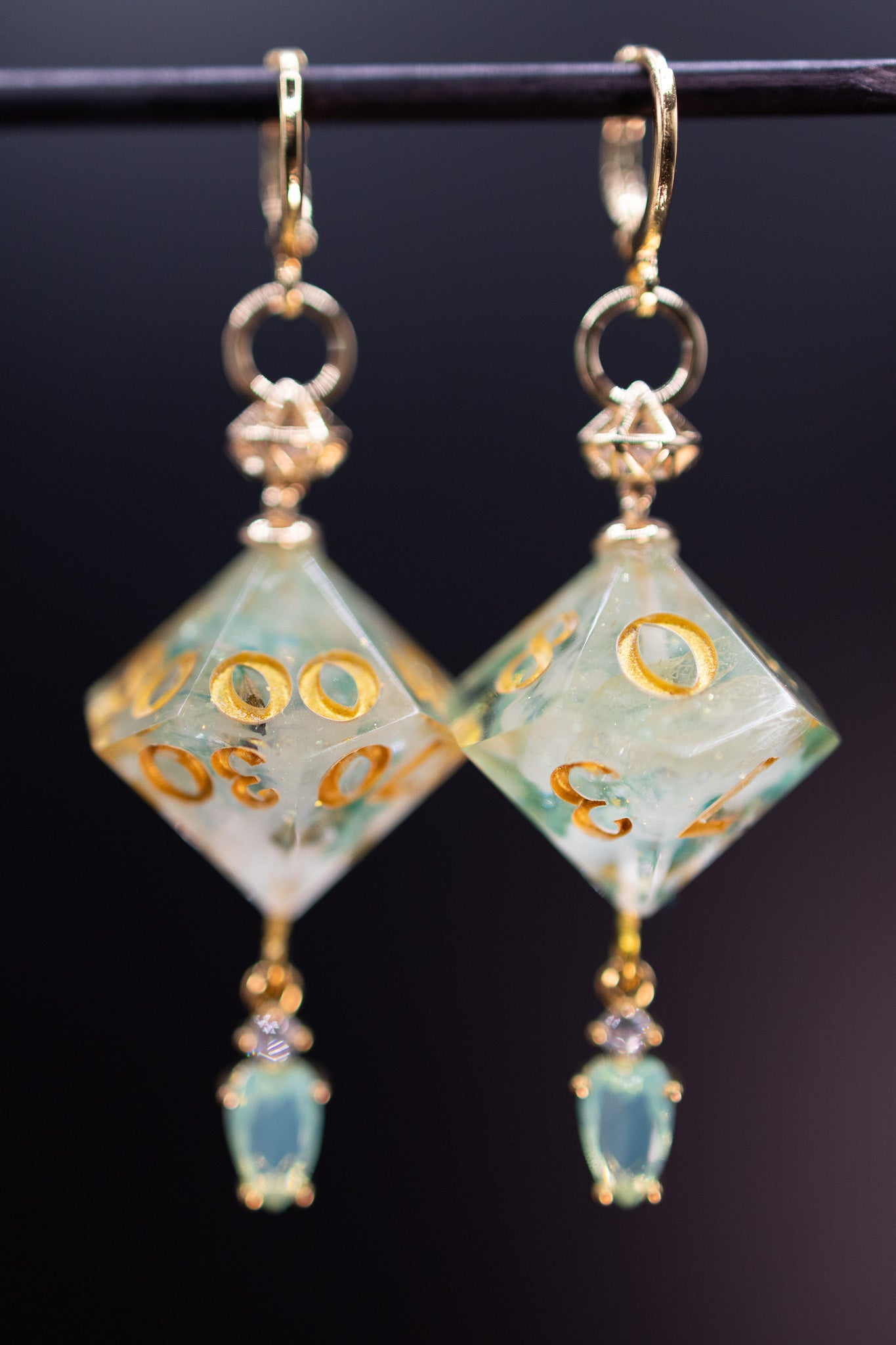 Celeste Meadow D10 and D100 Earrings