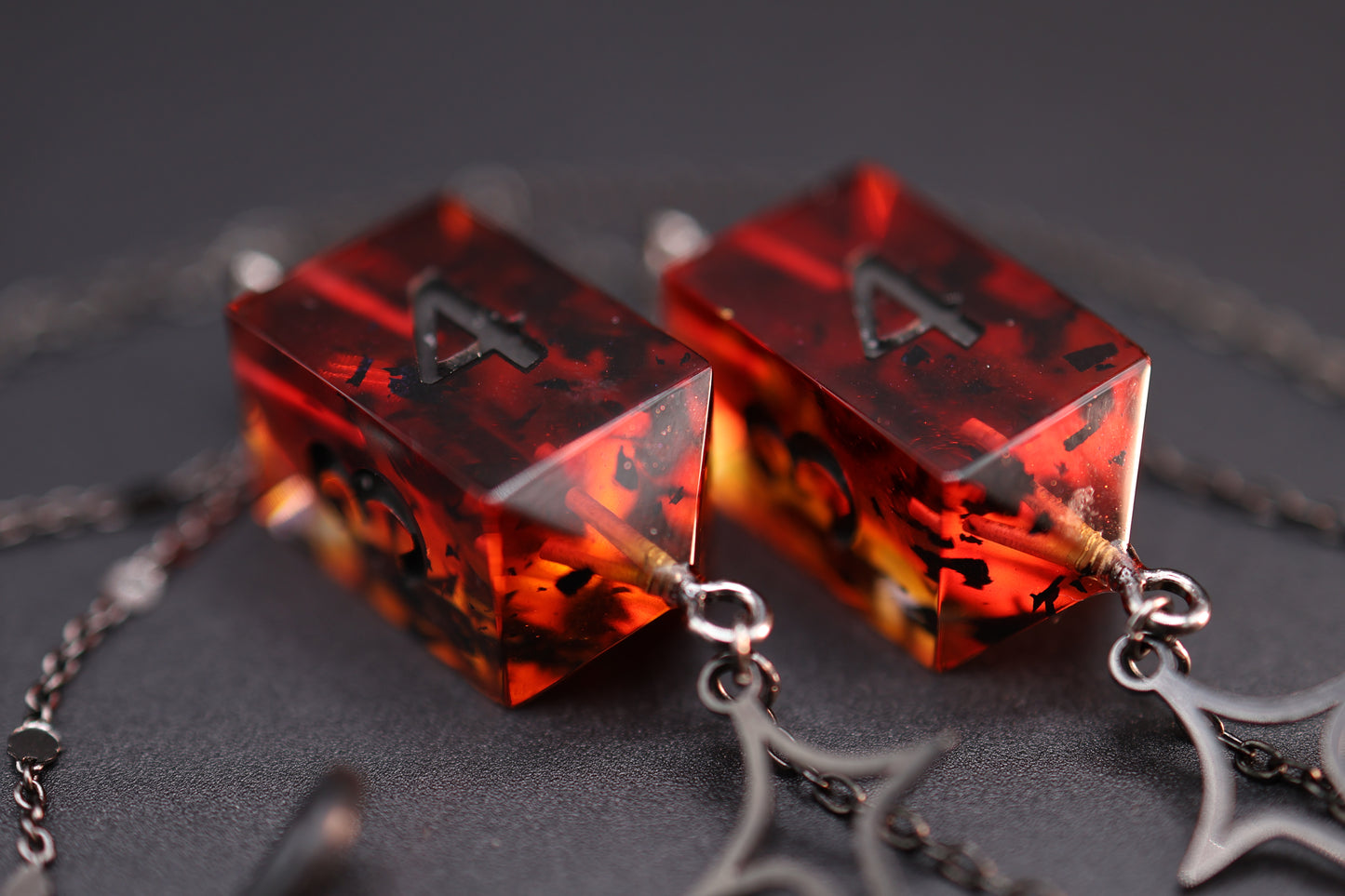 Black Eyewear Chain Vampblood Dice