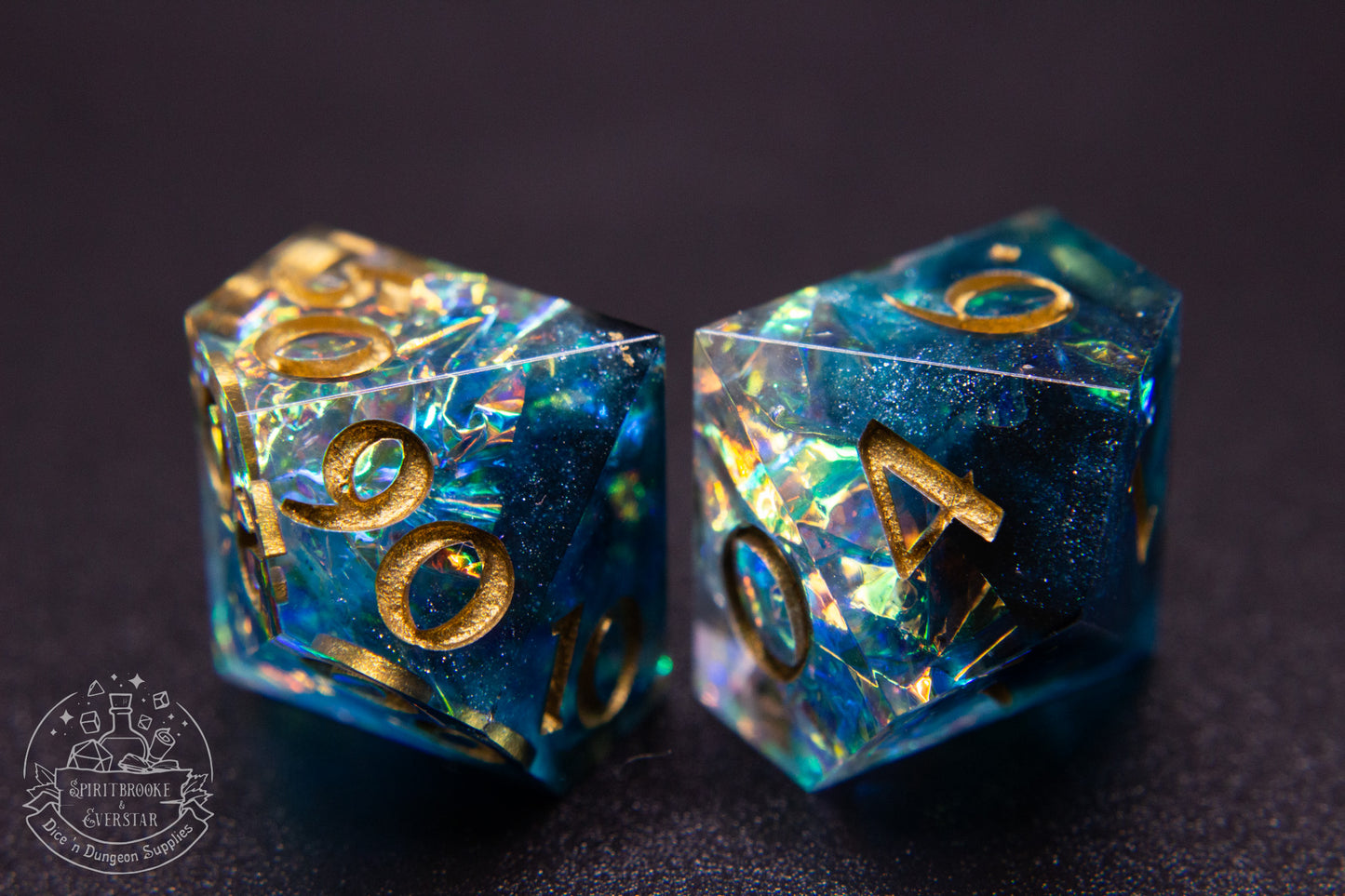 Sirens Whisper Polyhedral Dice set