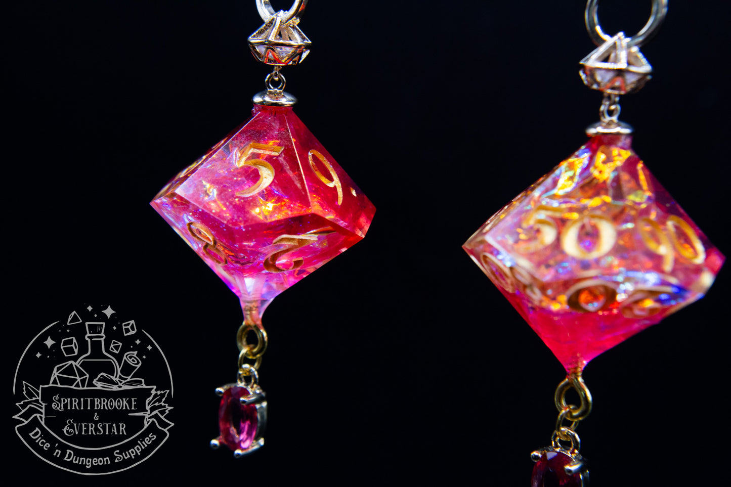 Hot Princex D10 and D100 Earrings 24K Gold plated Sterling Silver + Swarovski Crystals