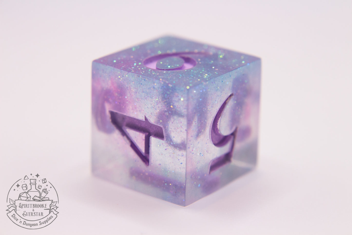 Cotton Candy Polyhedral Dice set