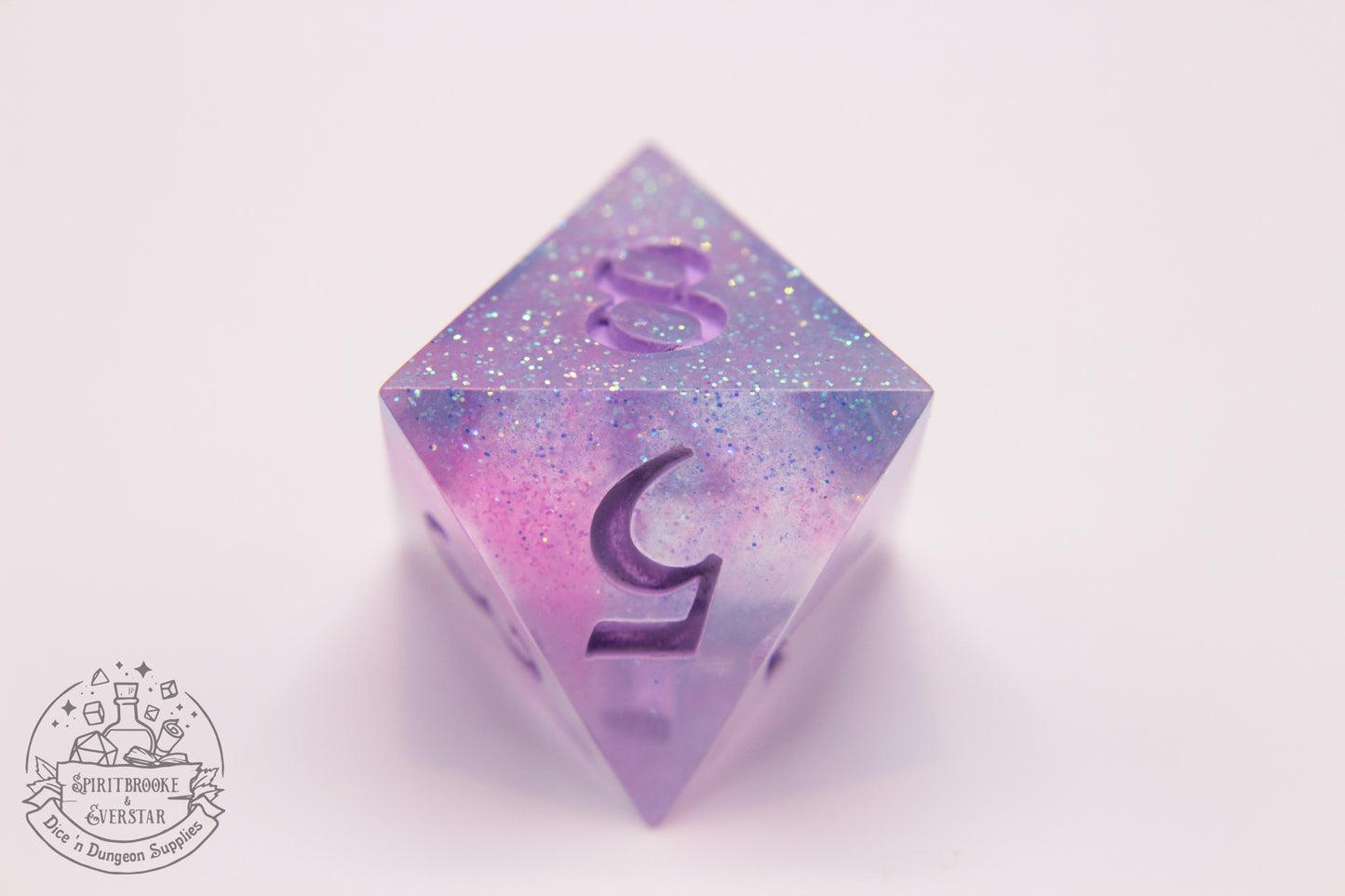 Cotton Candy Polyhedral Dice set