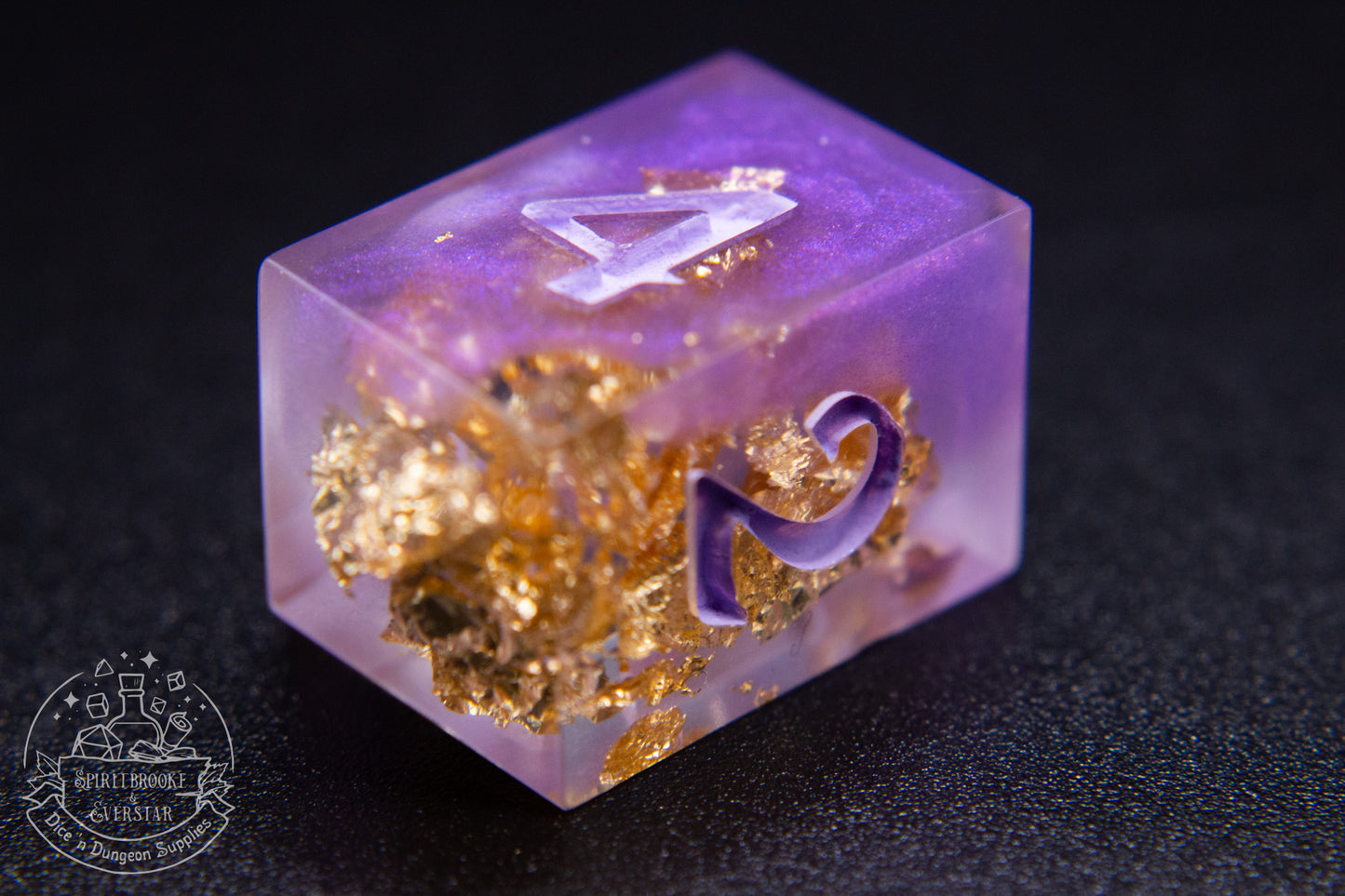 Violet Court Polyhedral Dice set