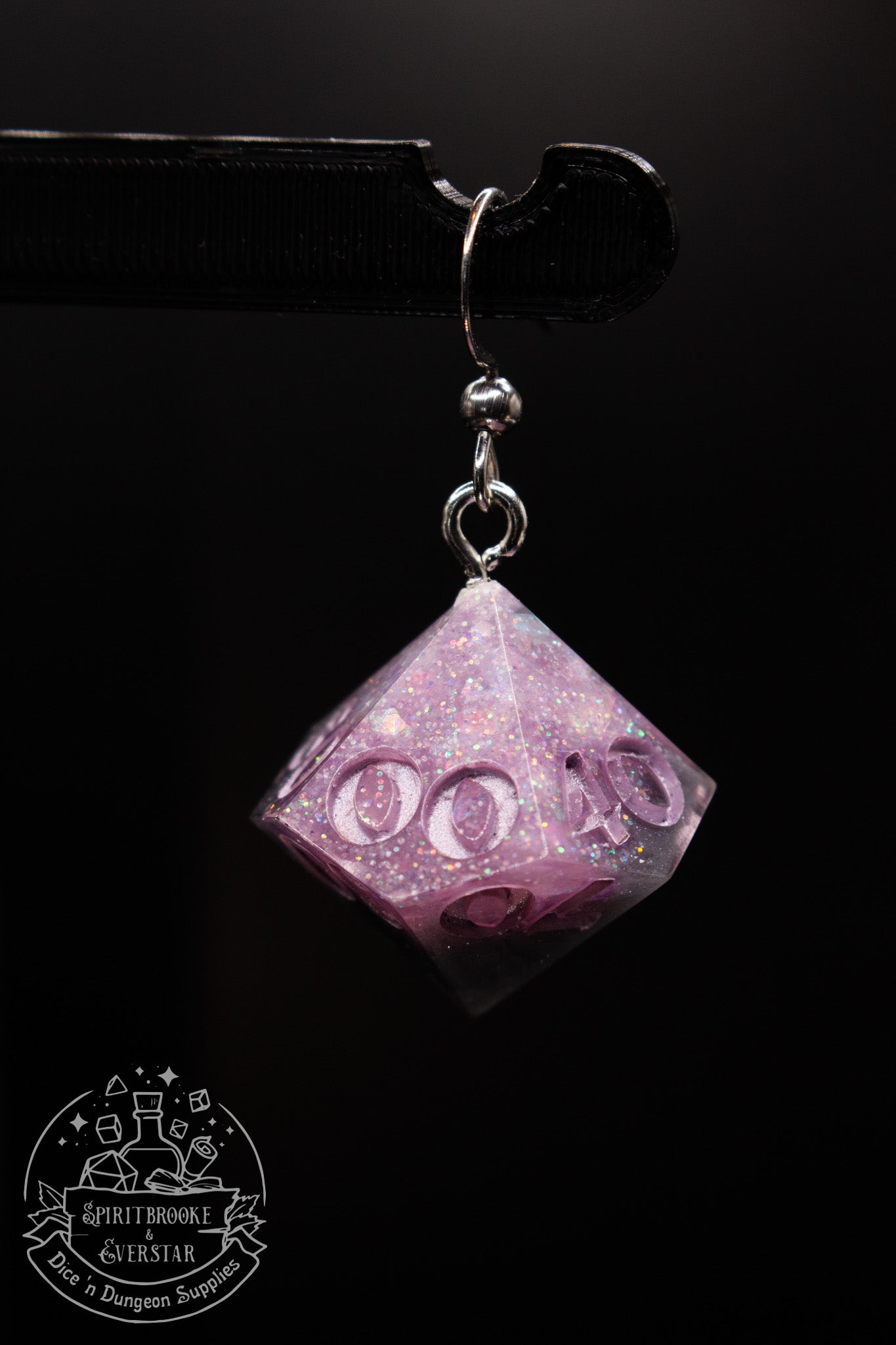 Petrified Pixie D10 and D100 Earrings