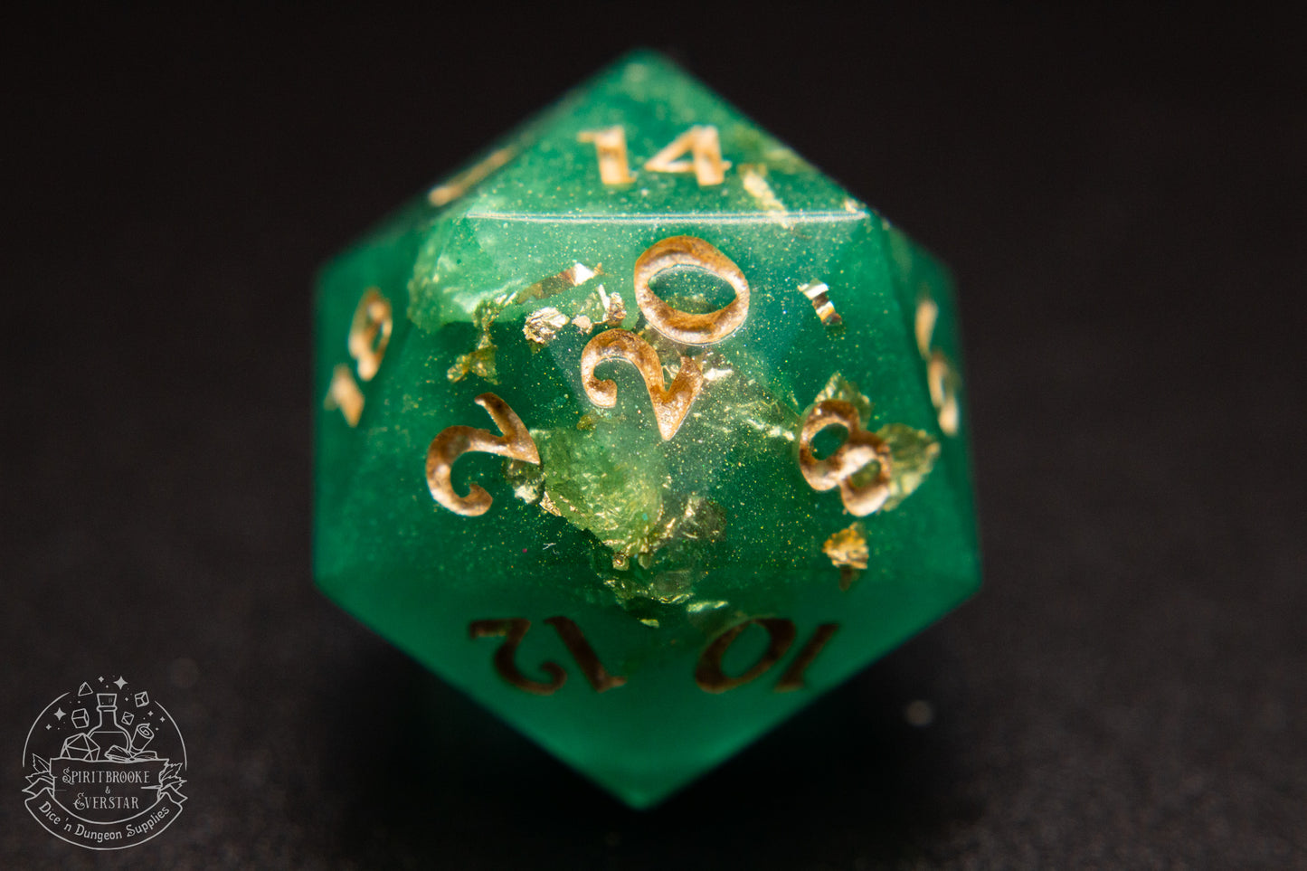 Jungle Treasure Handmade Single D20