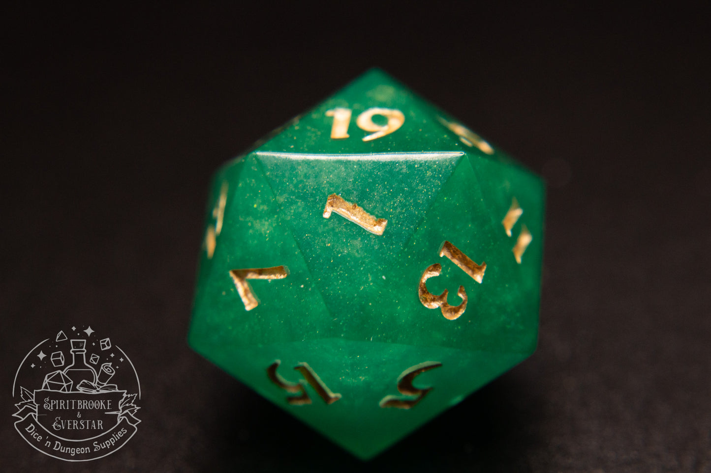 Jungle Treasure Handmade Single D20