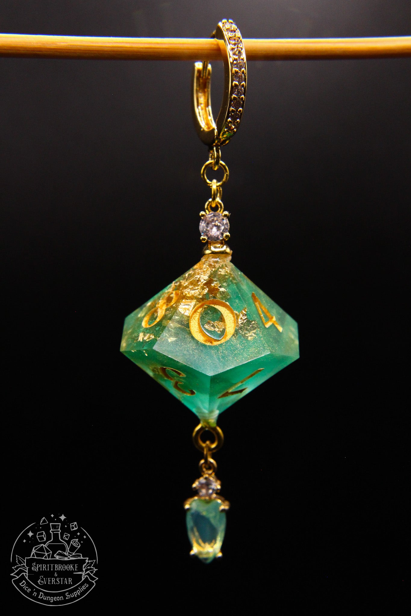 Jungle Treasure D10 + D100 Earrings