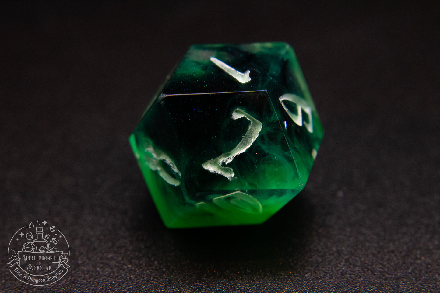 Wraith Pointy Polyhedral Dice set