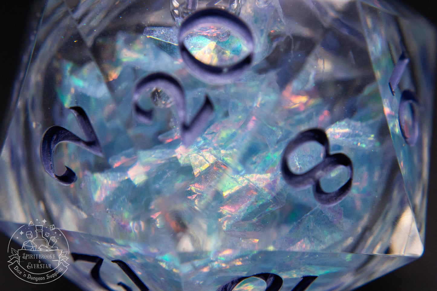 Moontear Liquid Core 35 mm handmade D20 Chonk