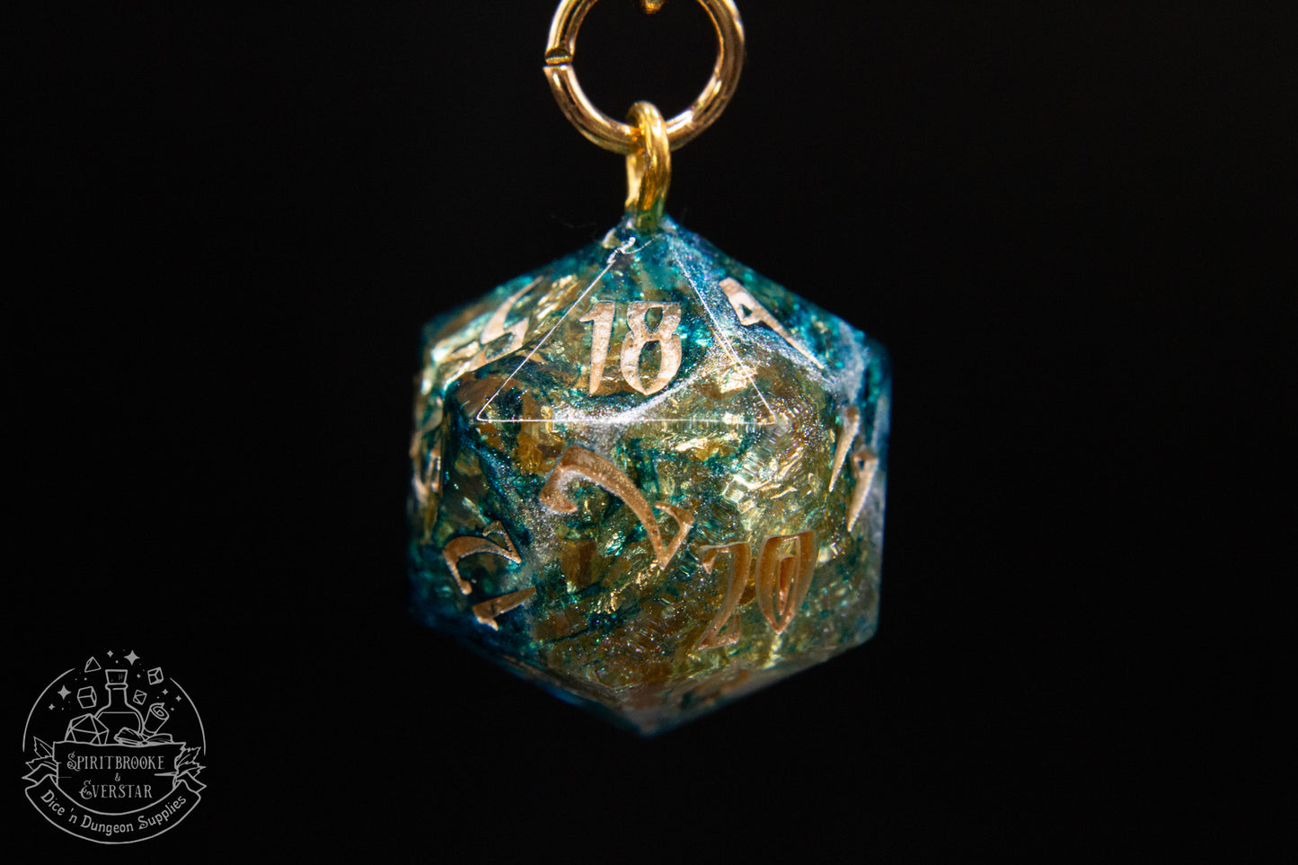 Atlantis Dice Keychains