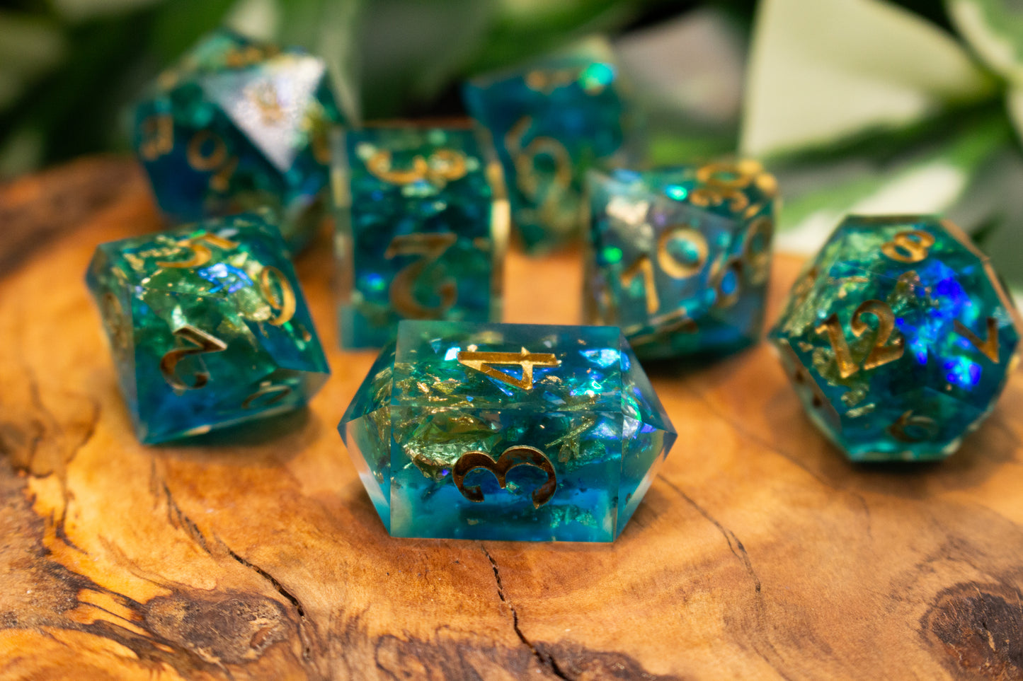 Atlantean Treasure Polyhedral Dice
