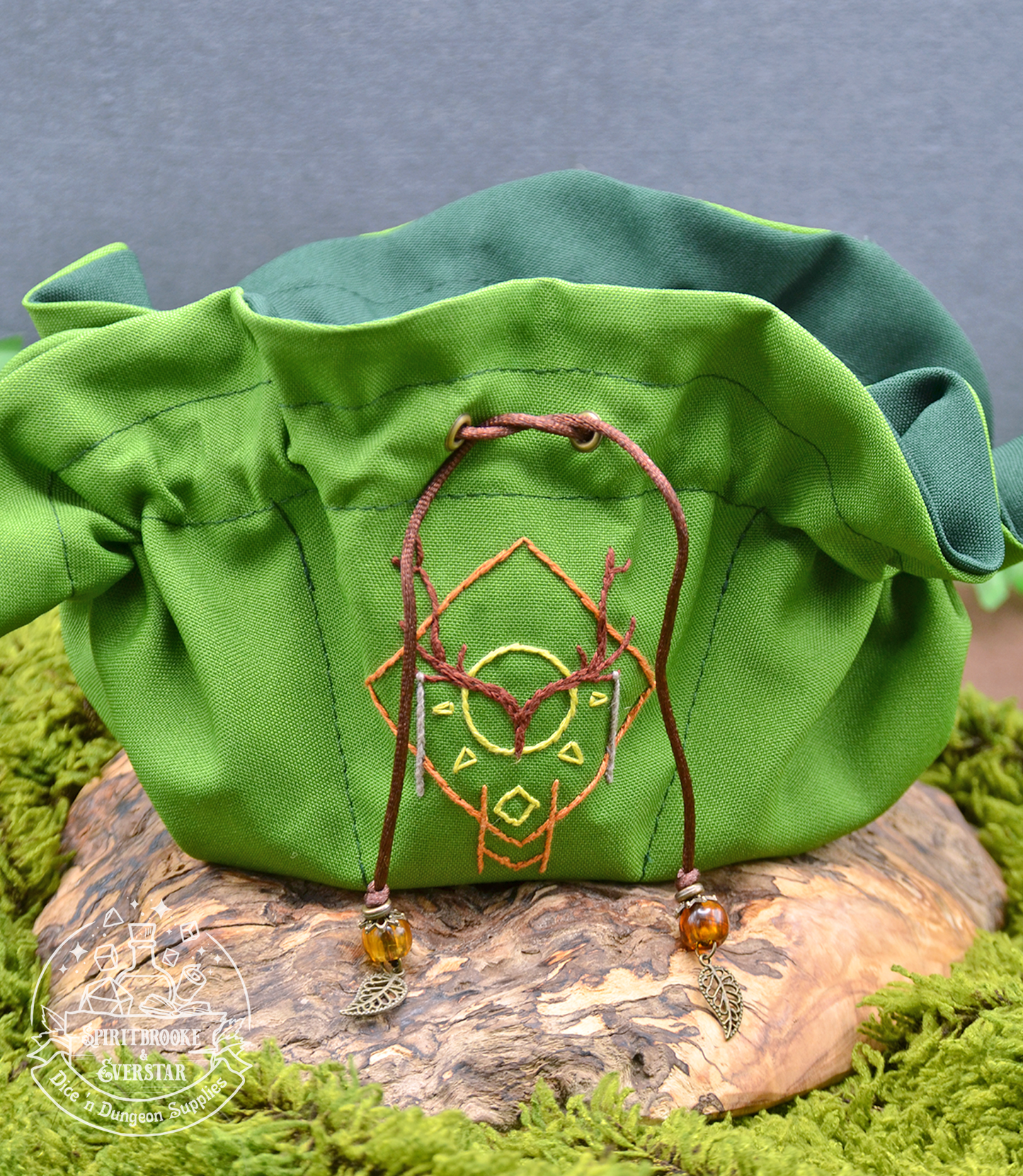 'Grovekeeper' Normal Dice Bag (Embroidered)