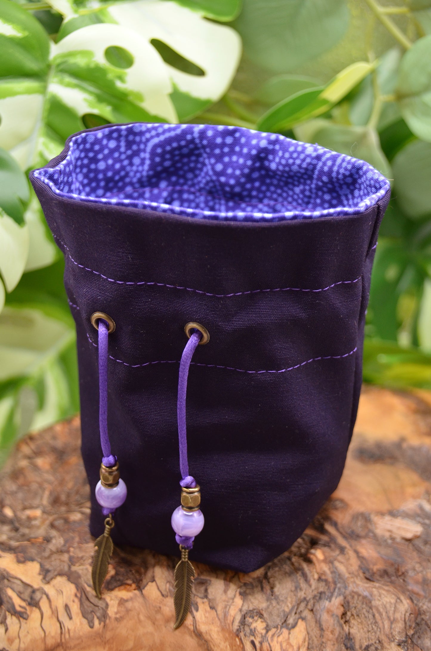'Amethyst' Tiny Dice Pouch