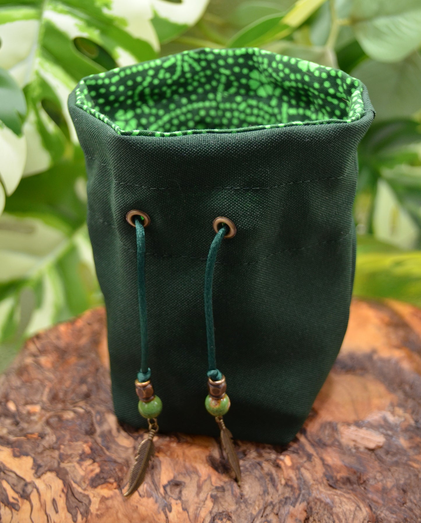 'Emerald' Tiny Dice Pouch