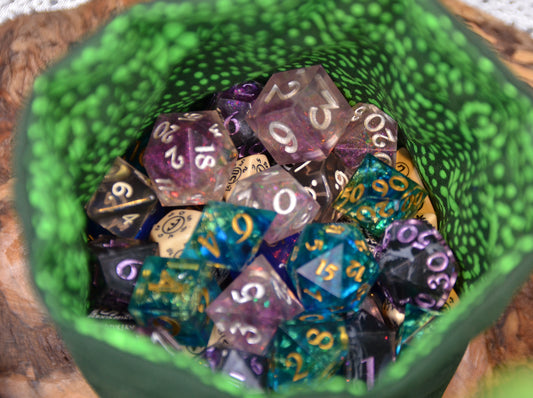 'Emerald' Tiny Dice Pouch
