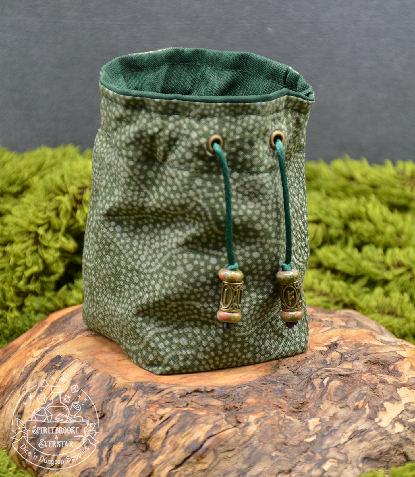 'Greenvein' Tiny Dice Pouch