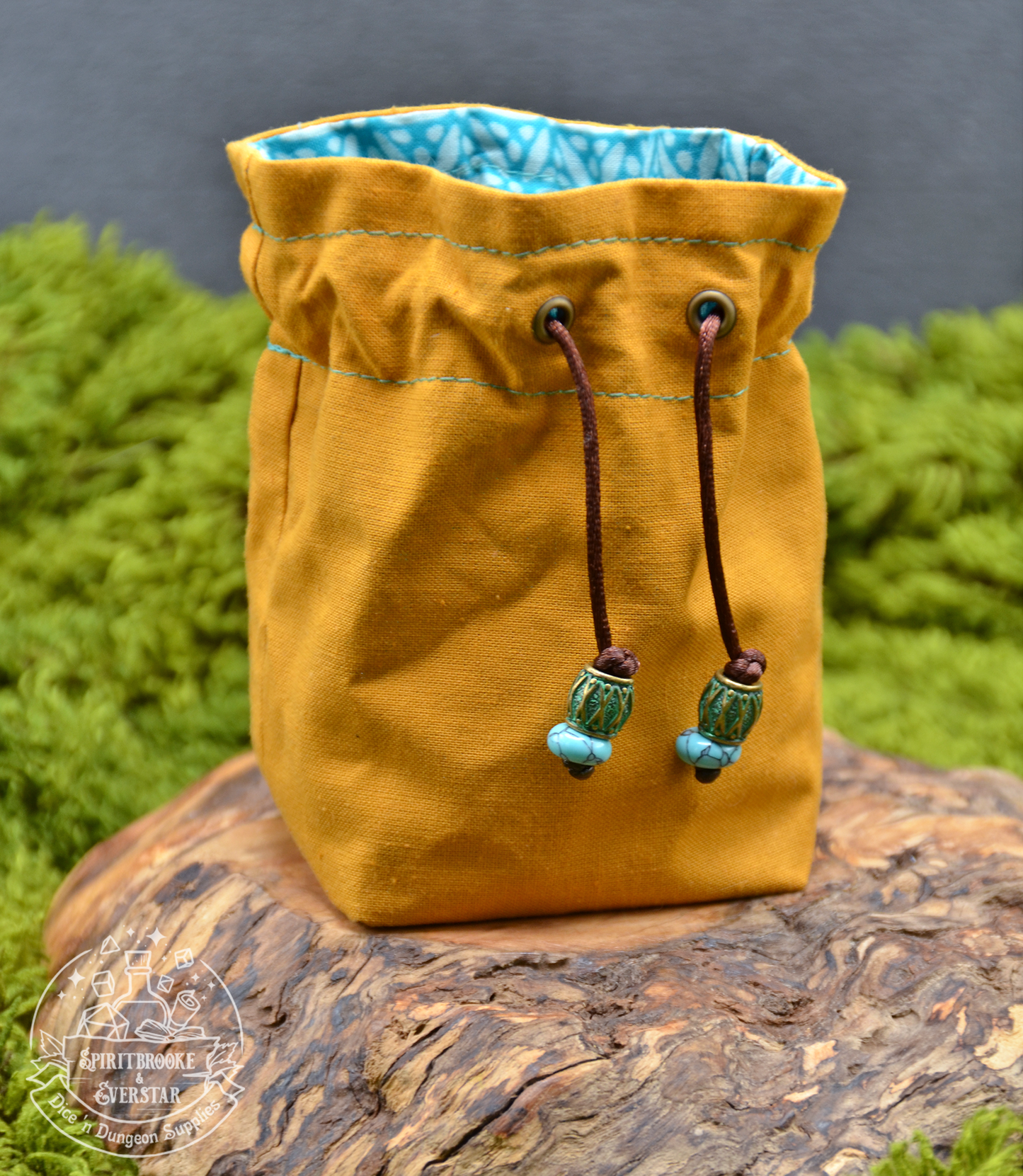 'Patient Sun' Tiny Dice Pouch