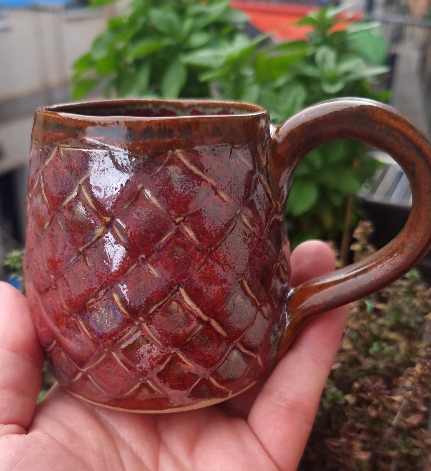 Dragon Mug Flaming red