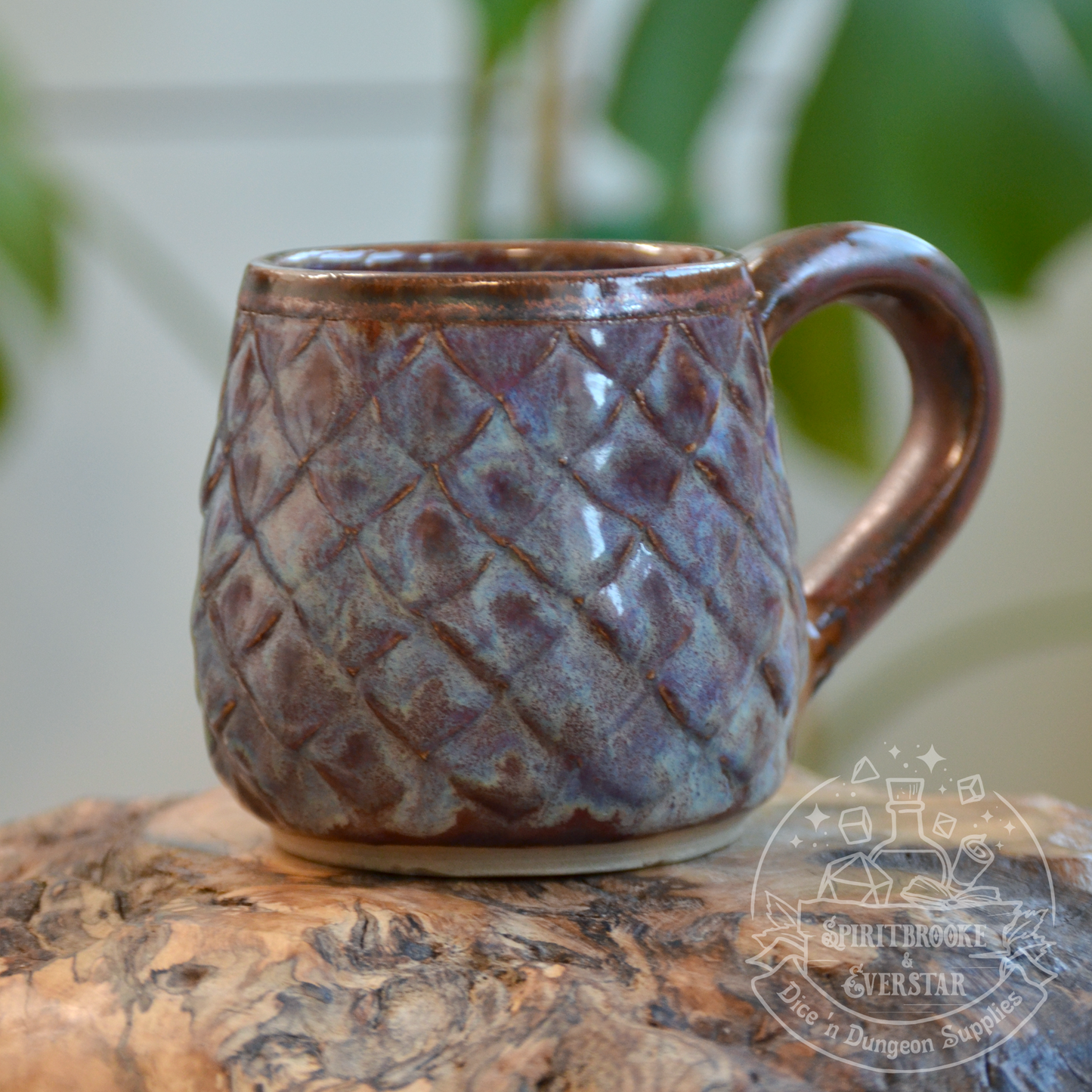 Dragon Mug Blue Purple