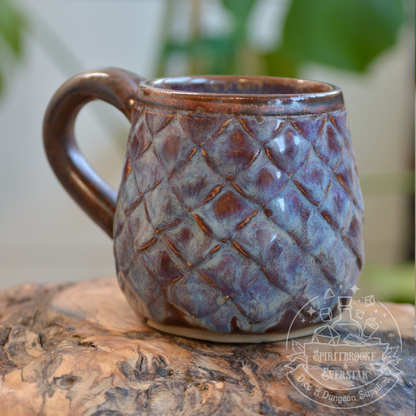 Dragon Mug Blue Purple