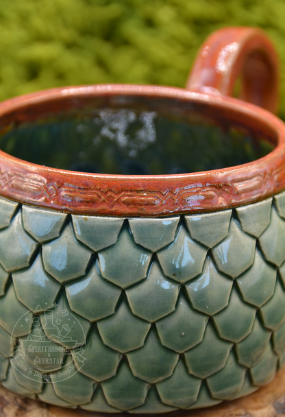 Green Dragon Mug