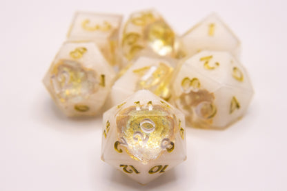 Divine Polyhedral Geode Dice