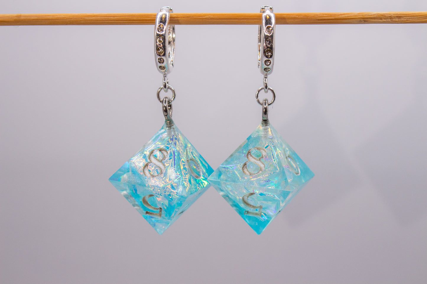 Mermaid's Whisper d8 Earrings (sterling silver)