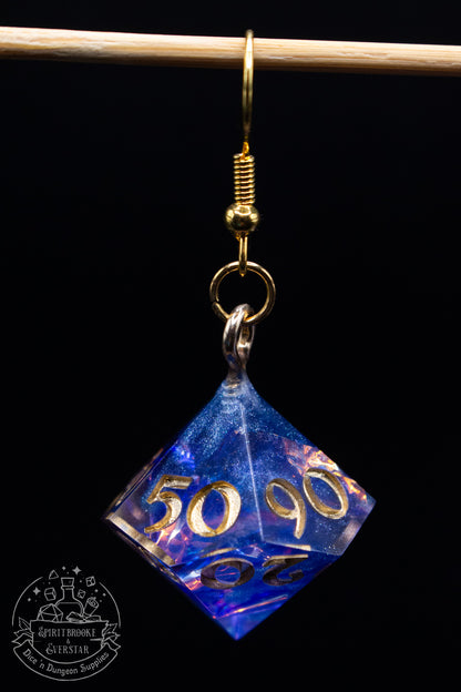 Genie's Wish D10 and D100 Earrings