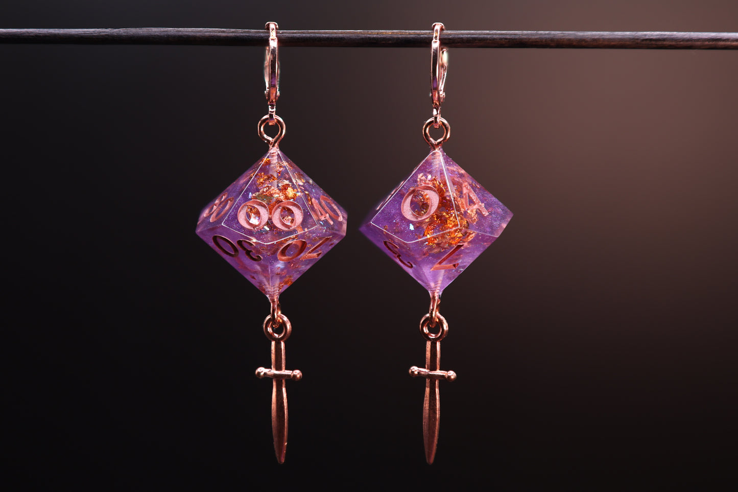 Violet Guard D10 and D100 Earrings