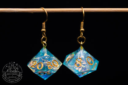 Mermaid's Whisper D10 and D100 Earrings