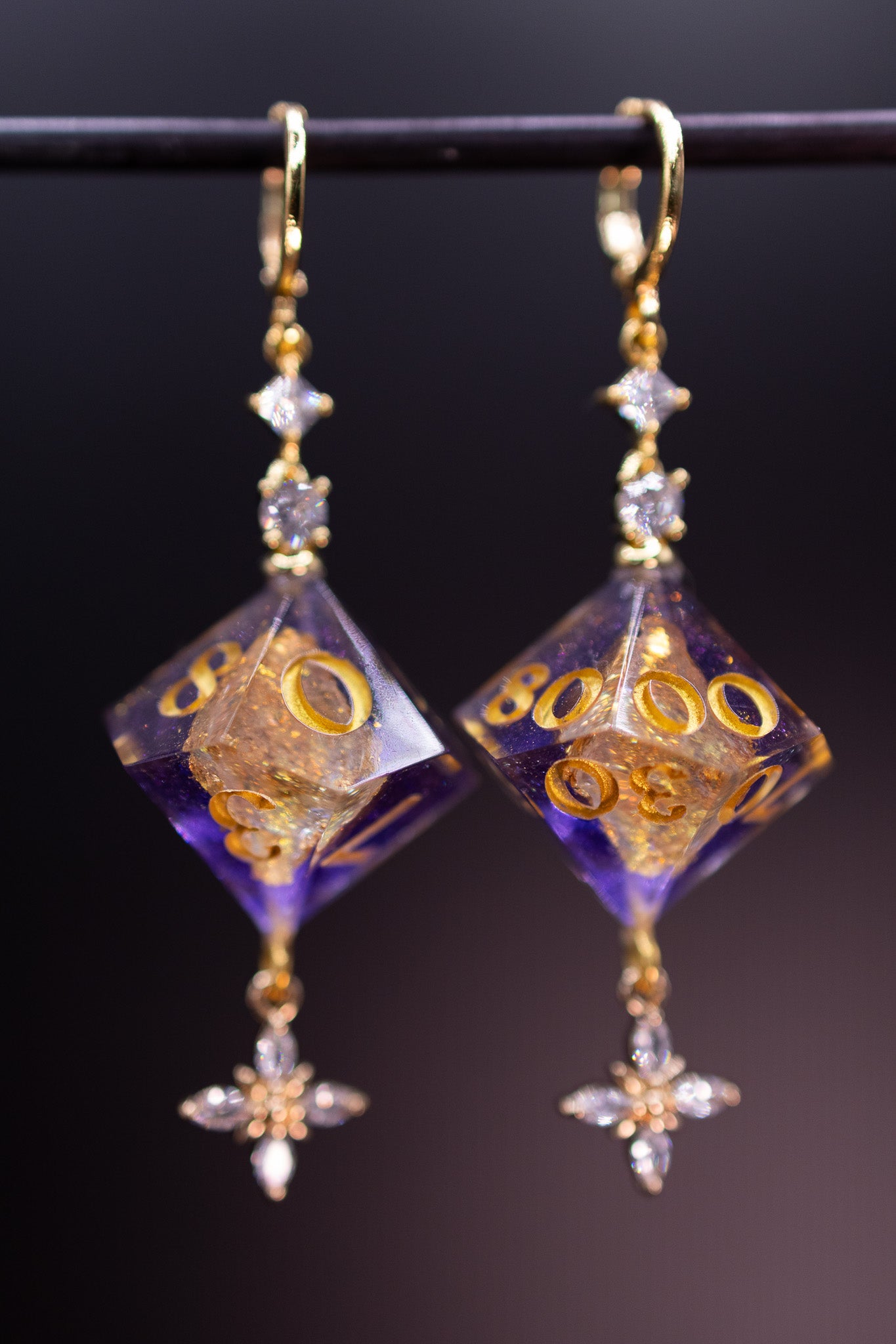 Heart of the Rift D10 and D100 Earrings