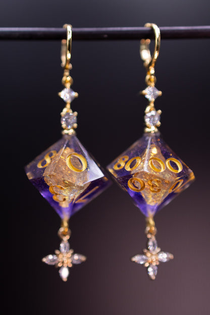 Heart of the Rift D10 and D100 Earrings