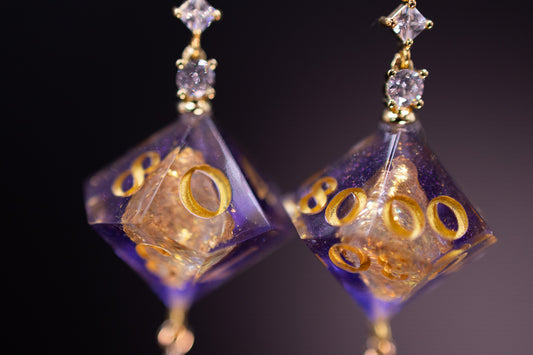 Heart of the Rift D10 and D100 Earrings