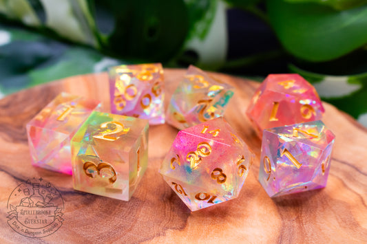 Glow in the Darkie Polyhedral Dice