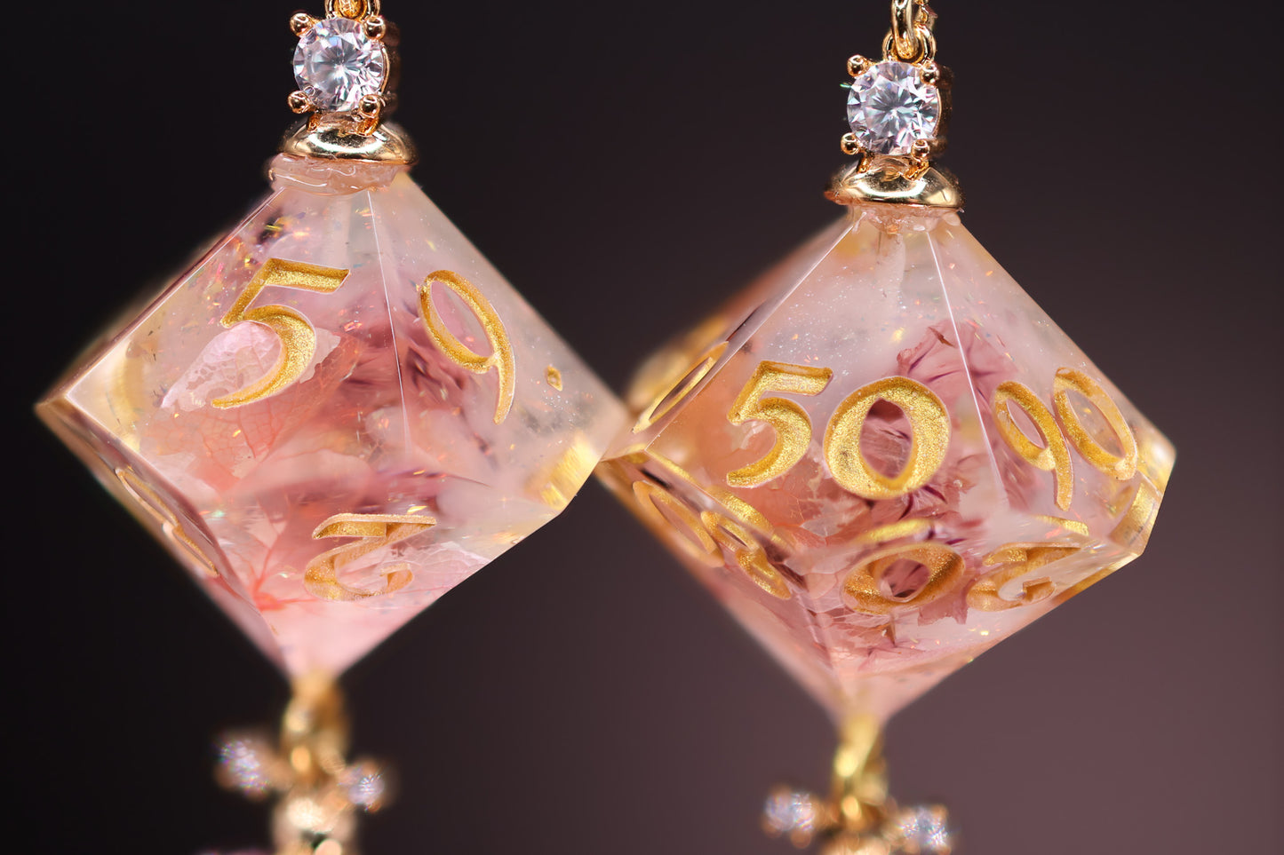 Pixie Meadow D10 and D100 Earrings