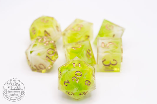 Pretty Poison Polyhedral Dice set