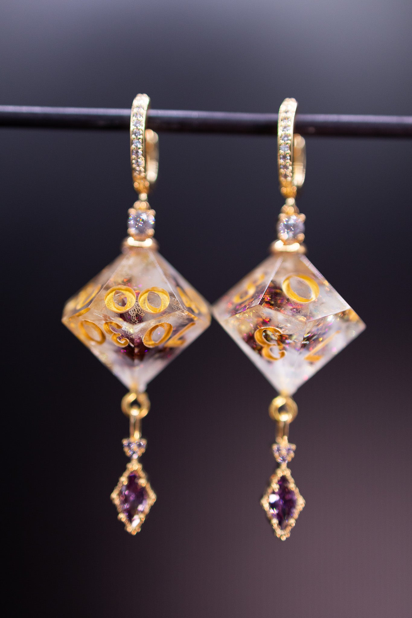Shadow Meadow D10 and D100 Earrings