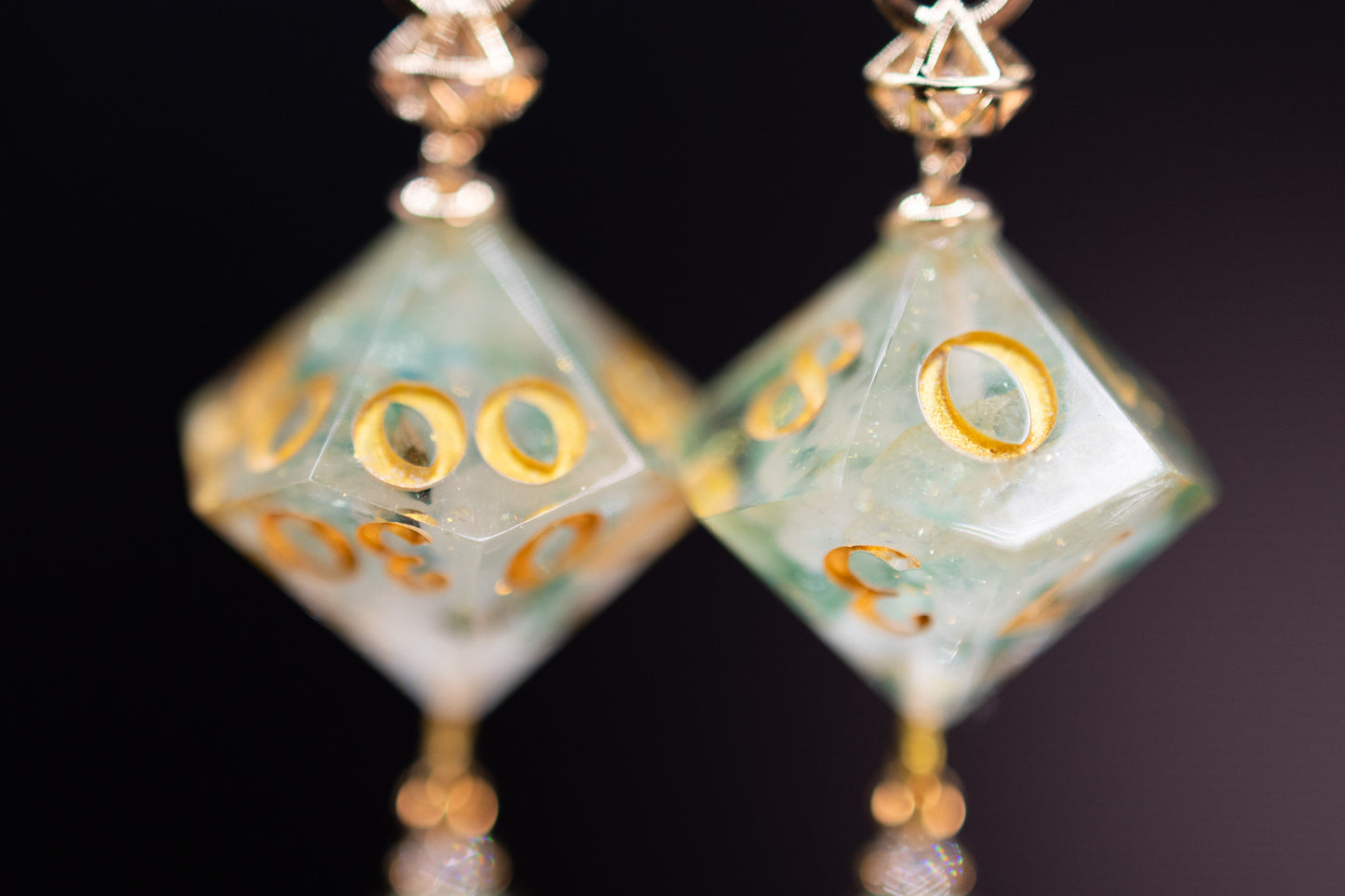 Celeste Meadow D10 and D100 Earrings