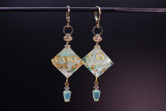 Celeste Meadow D10 and D100 Earrings
