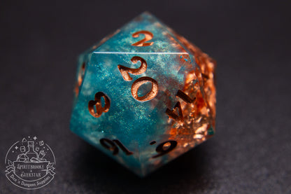 Poseidon's Backyard Polyhedral Dice set
