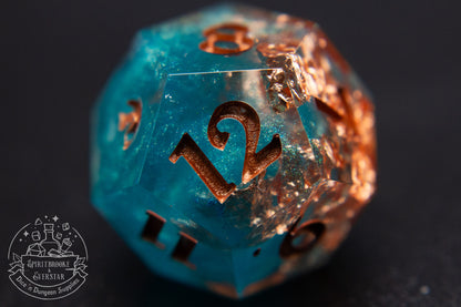 Poseidon's Backyard Polyhedral Dice set