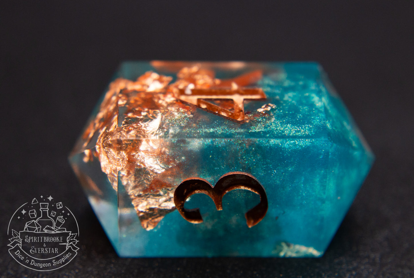 Poseidon's Backyard Polyhedral Dice set